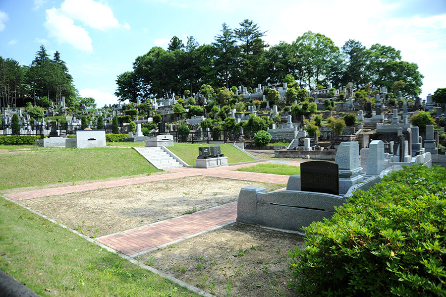 新規に造成した分譲墓地